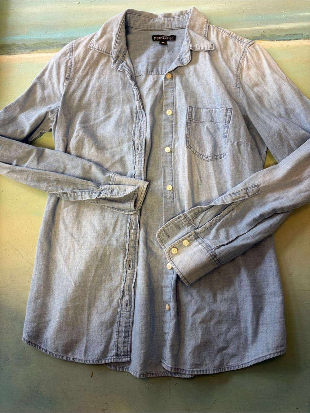J. Crew Light Blue Button-Down Shirt